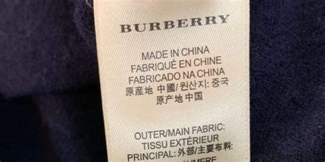 are burberry items made in china|who makes Burberry.